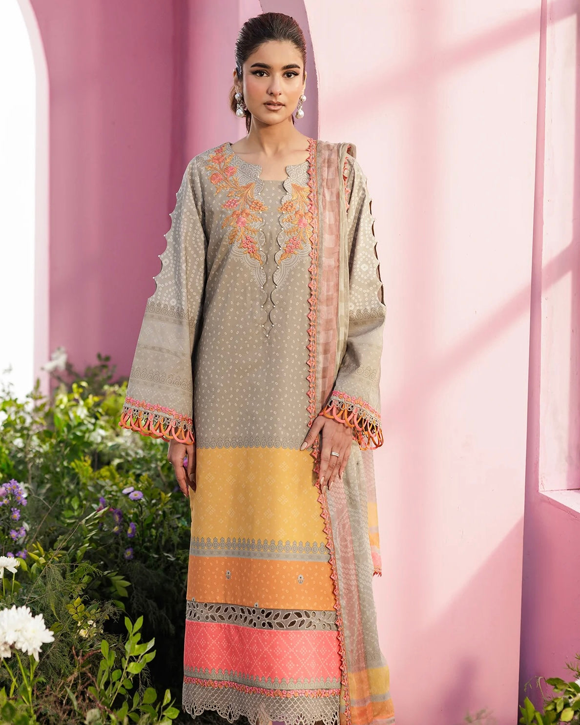 Charizma Combination 2 | Lawn Collection | Design 15
