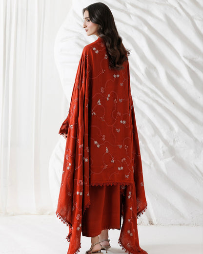 Daria Miras | Embroidered Peach Leather | Design 164