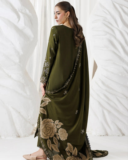 Daria Miras | Embroidered Peach Leather | Design 165