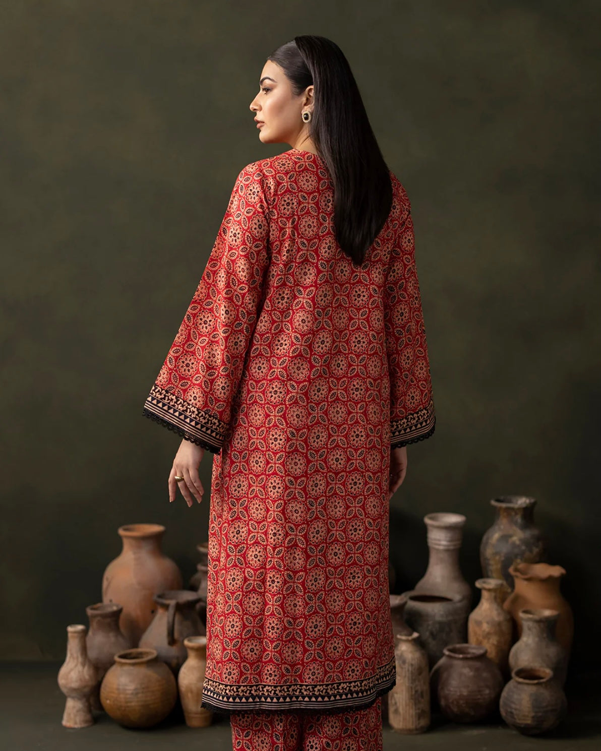 Zellbury | Printed Khaddar 2Pc | Design 167B
