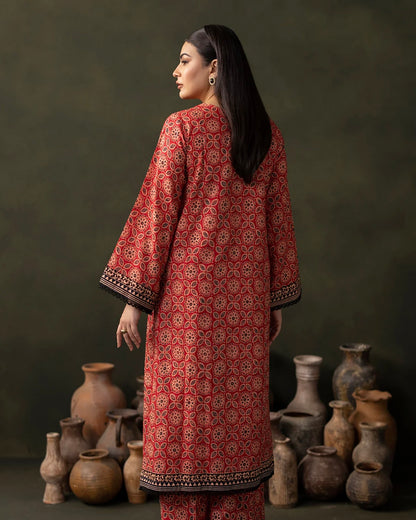 Zellbury | Printed Khaddar 2Pc | Design 167B