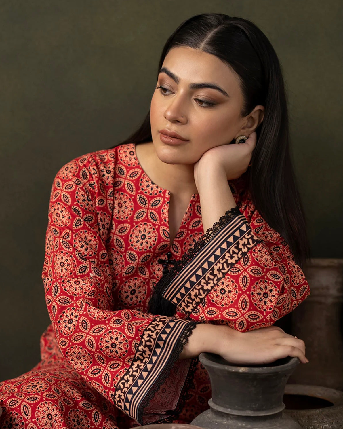 Zellbury | Printed Khaddar 2Pc | Design 167B
