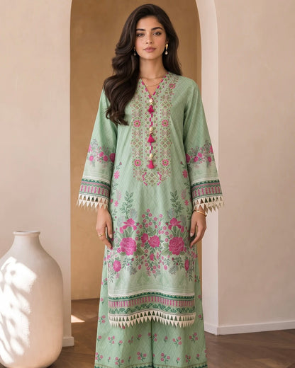 Zellbury | Embroidered Cotton 2pc | Design 16