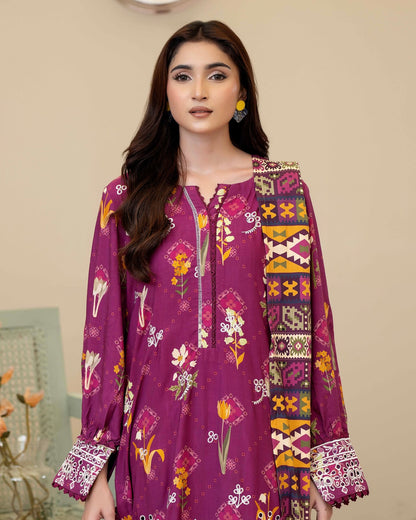 Johra Tazeen | Embroidered Printed Staple | Design 170