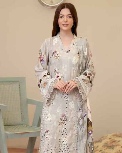 Johra Tazeen | Embroidered Printed Staple | Design 171