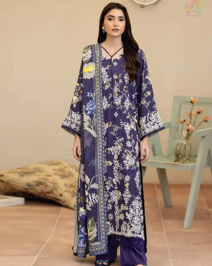 Johra Tazeen | Embroidered Printed Staple | Design 171