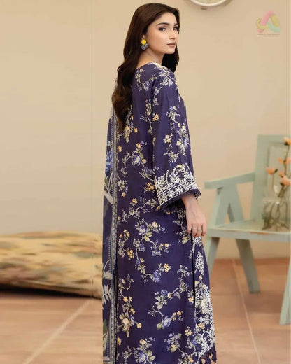 Johra Tazeen | Embroidered Printed Staple | Design 171
