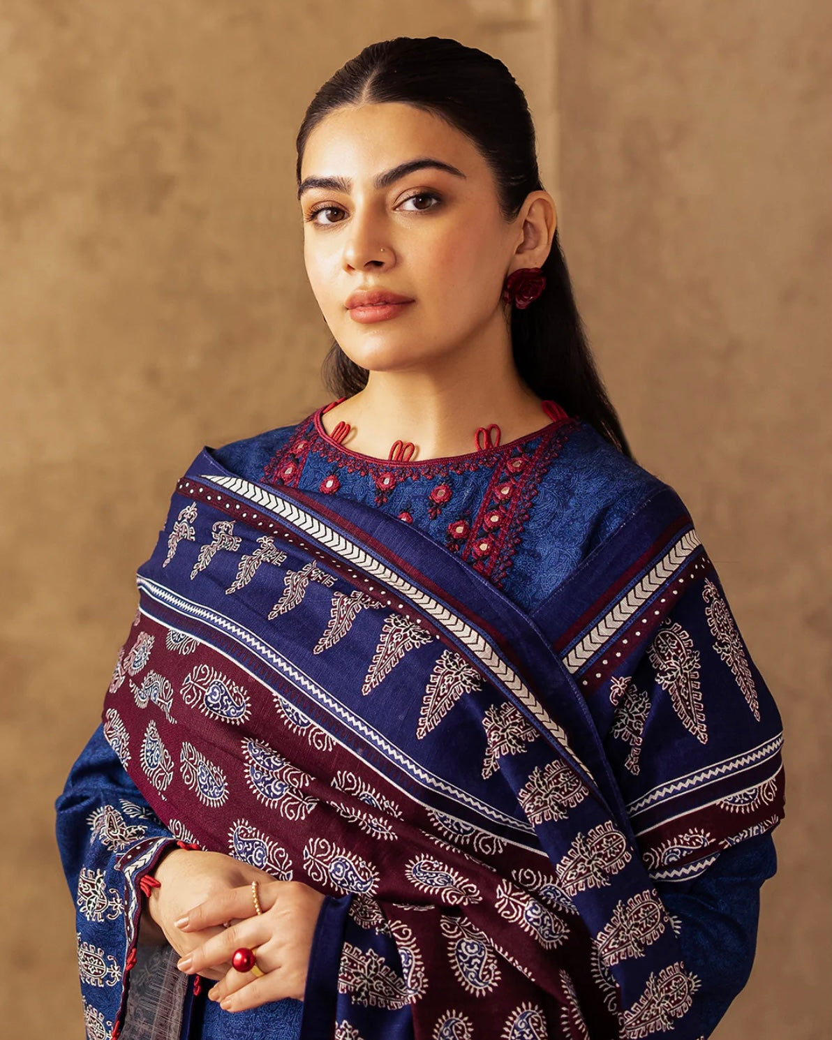 Zellbury | Embroidered Khaddar 2Pc | Design 172