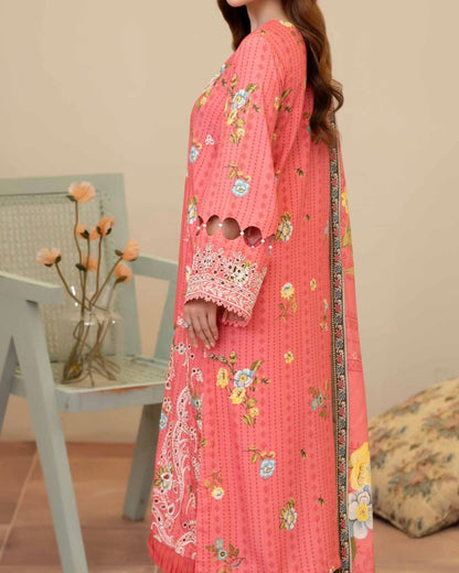 Johra Tazeen | Embroidered Printed Staple | Design 174