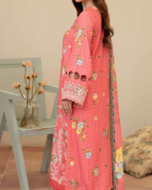 Johra Tazeen | Embroidered Printed Staple | Design 174