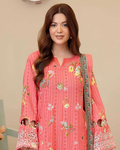 Johra Tazeen | Embroidered Printed Staple | Design 174