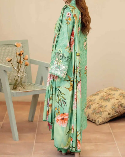 Johra Tazeen | Embroidered Printed Staple | Design 176
