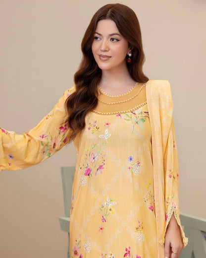 Johra Tazeen | Embroidered Printed Staple | Design 176