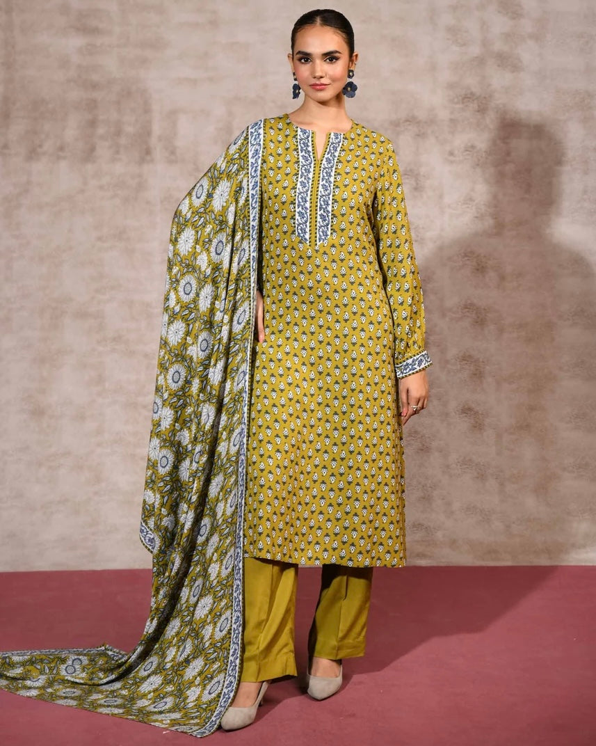 Nishat | Printed Khaddar 3pc | Design 177