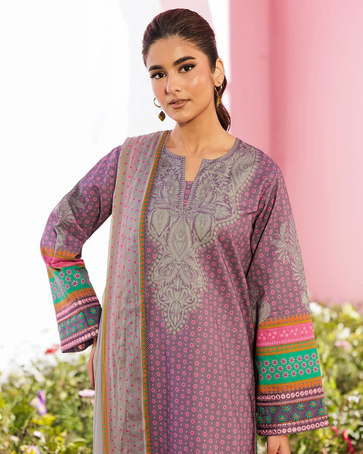 Charizma Combination 2 | Lawn Collection | Design 17