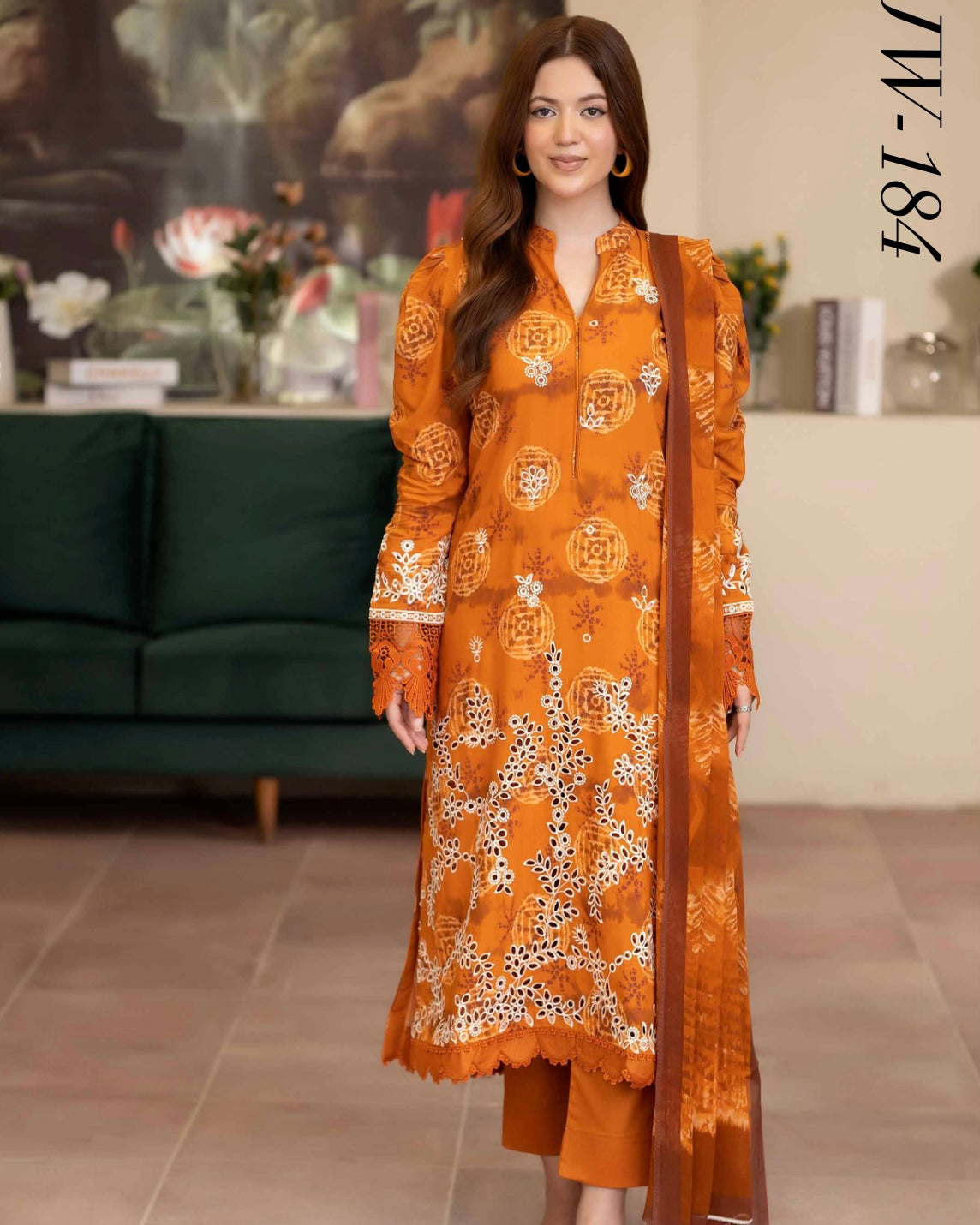 Johra Azir | Embroidered Printed Staple | Design 184