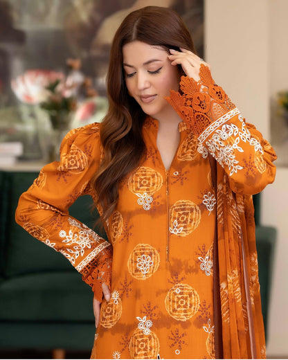 Johra Azir | Embroidered Printed Staple | Design 184