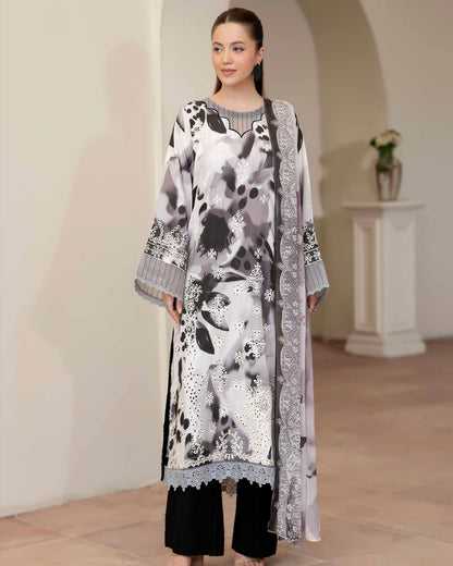 Johra Azir | Embroidered Printed Staple | Design 185