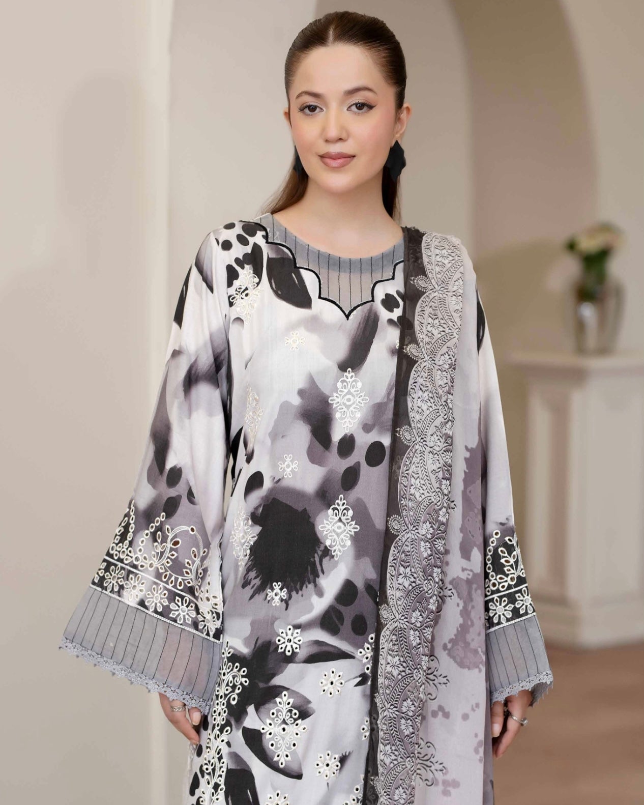 Johra Azir | Embroidered Printed Staple | Design 185