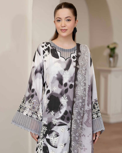 Johra Azir | Embroidered Printed Staple | Design 185