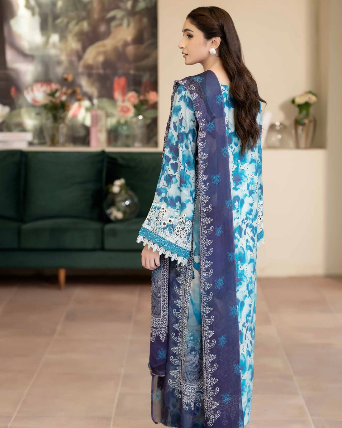 Johra Azir | Embroidered Printed Staple | Design 186