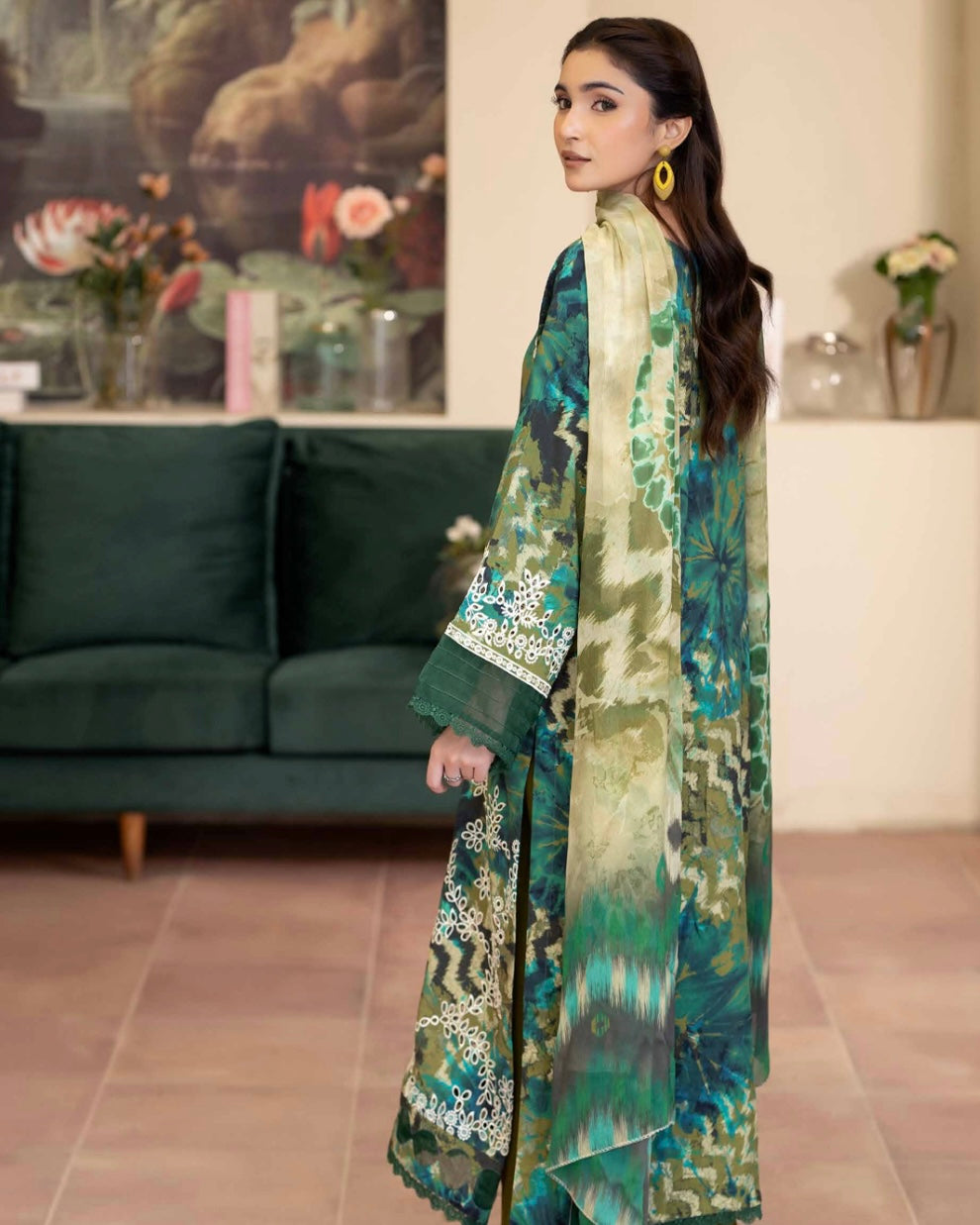 Johra Azir | Embroidered Printed Staple | Design 187