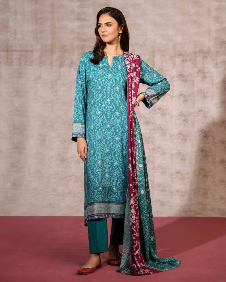 Nishat | Printed Khaddar 3pc | Design 188