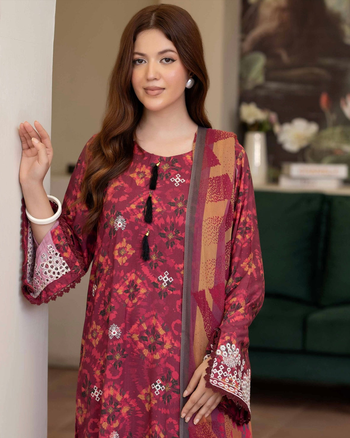 Johra Azir | Embroidered Printed Staple | Design 188