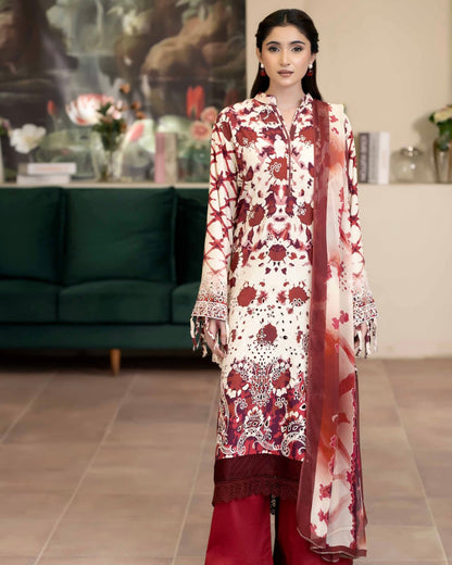Johra Azir | Embroidered Printed Staple | Design 190