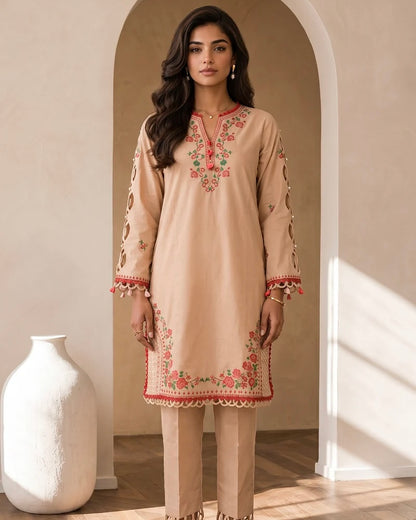 Zellbury | Embroidered Cotton 2pc | Design 19