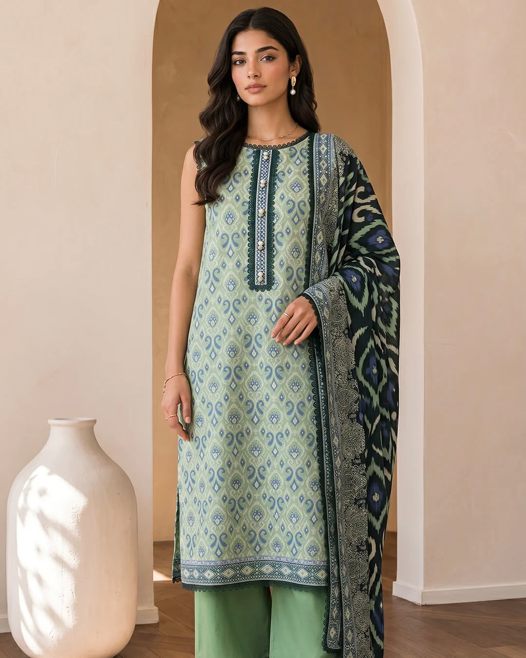 Zellbury | Printed Cotton 2pc | Design 1