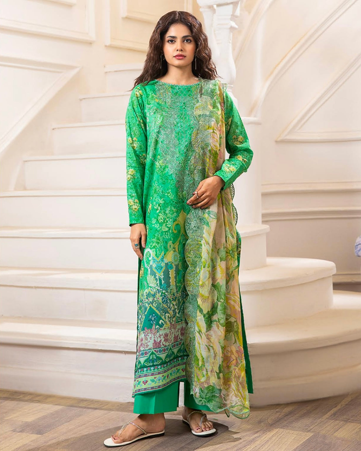GullJee Morja | Embroidered Lawn | Design 1