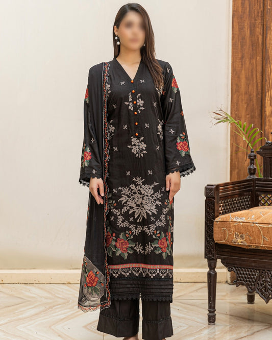 Fantak Xenia | Embroidered Viscose | Design 1