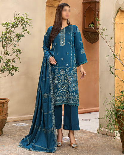 Fantak Chloe Vol 2 | Embroidered Viscose | Design 1