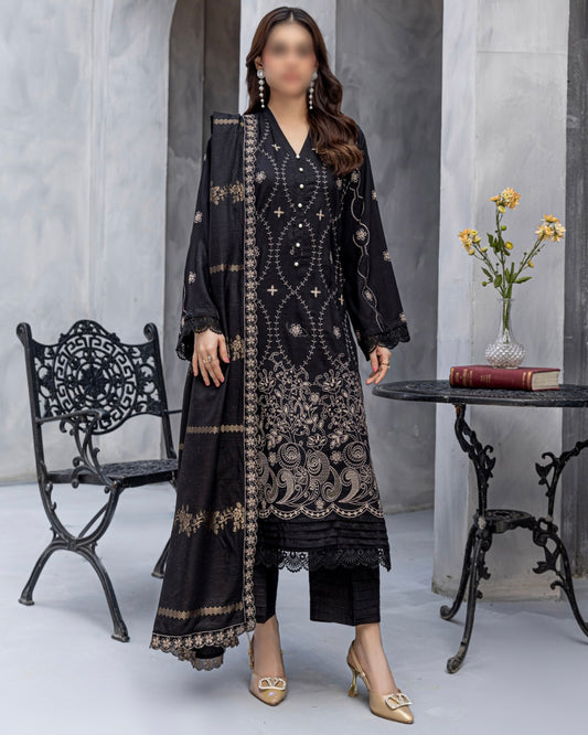 Fantak Chloe | Embroidered Viscose | Design 1