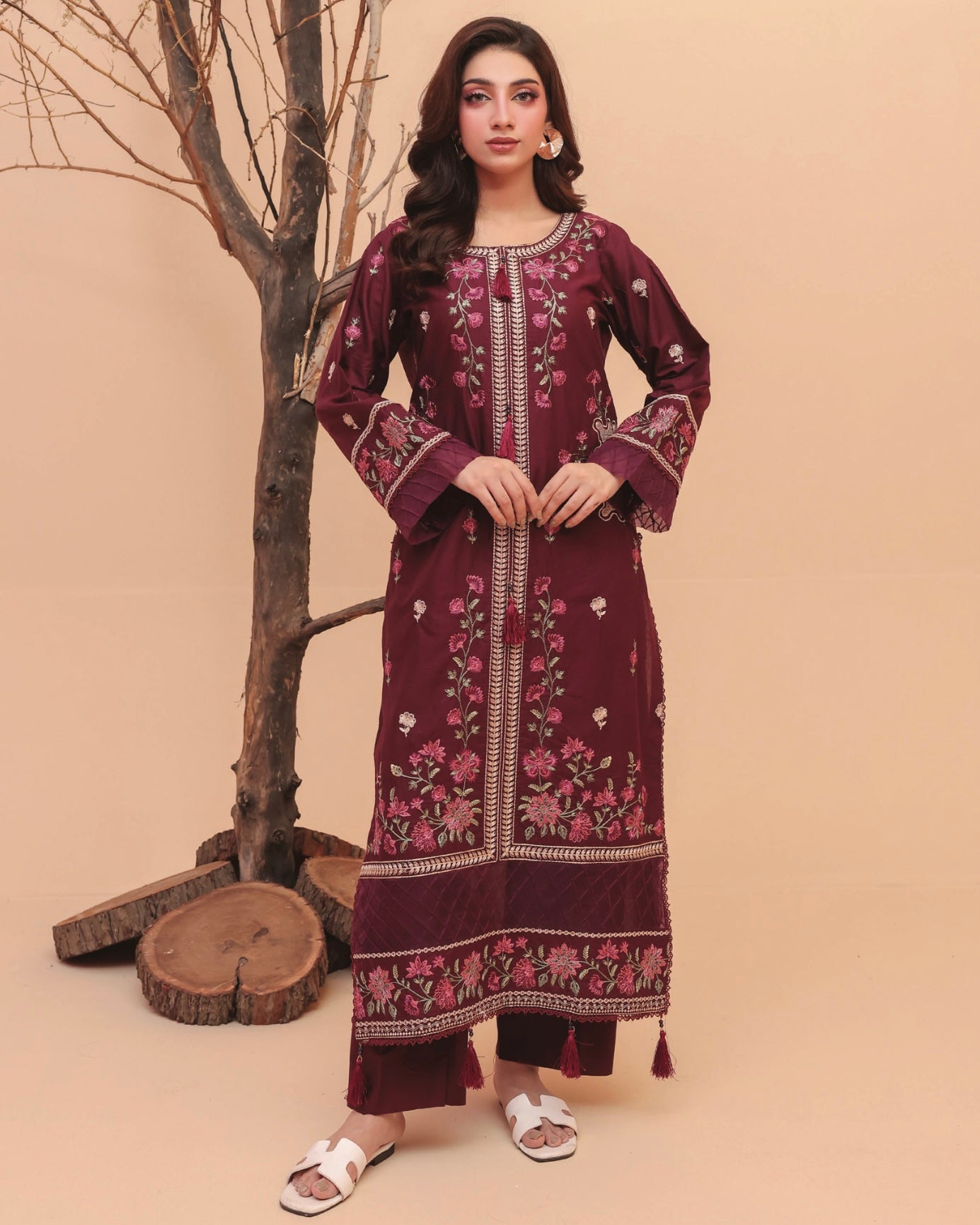 Gullerukh Meri Kahani | Embroidered Lawn 2pc | Design 1