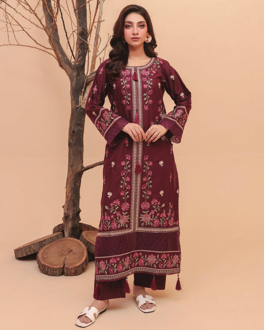 Gullerukh Meri Kahani | Embroidered Lawn 2pc | Design 1