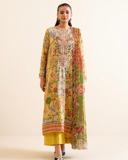 GullJee Hania | Embroidered Lawn | Design 1