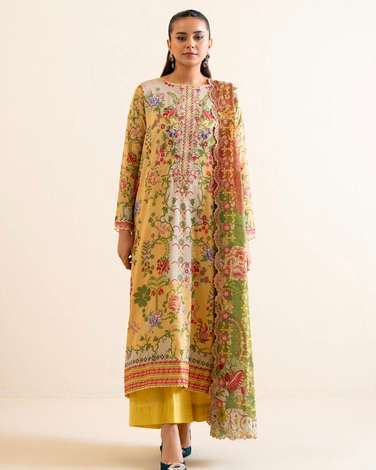 GullJee Hania | Embroidered Lawn | Design 1