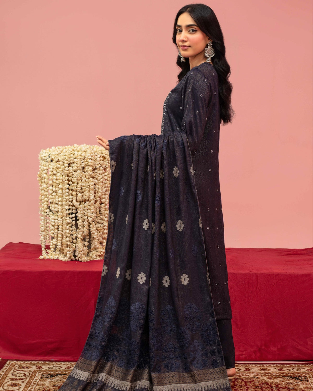 Gullerukh Dilkash | Embroidered Zari Wool | Design 1
