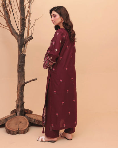 Gullerukh Meri Kahani | Embroidered Lawn 2pc | Design 1