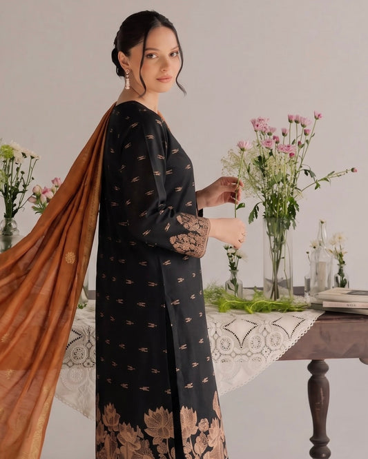 Gullerukh Banarsi | Jacquard Linen | Design 1