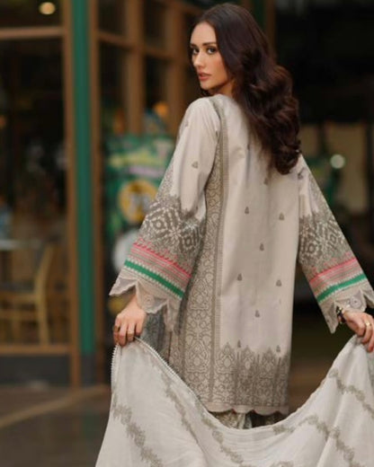 Charizma Infinity | Embroidered Printed Lawn | Design 1