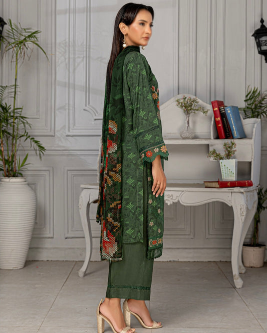 Fantak Grace | Embroidered Printed Viscose | Design 1