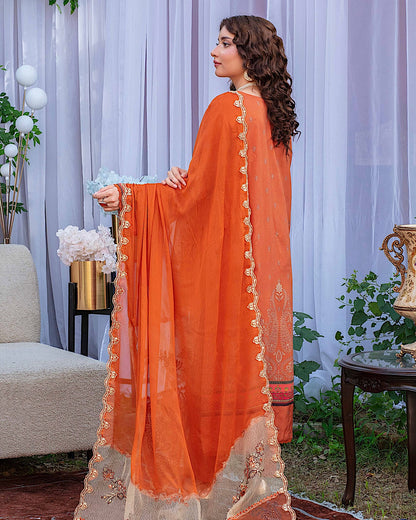 GulleRukh Amal | Embroidered Viscose Pure Dupatta | Design 1