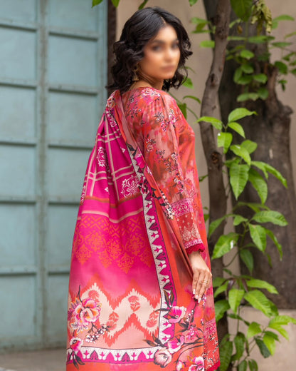 Fantak Sahil | Embroidered Printed Staple | Design 1