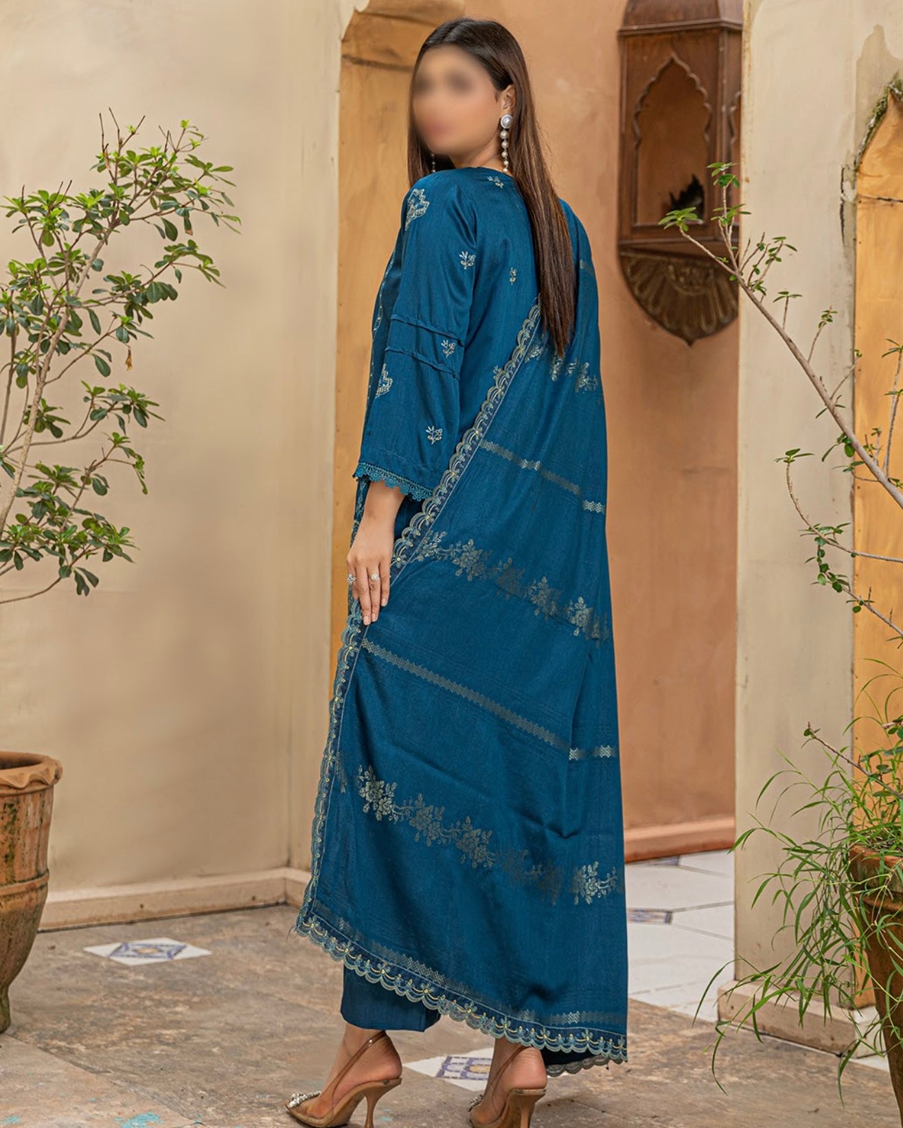 Fantak Chloe Vol 2 | Embroidered Viscose | Design 1