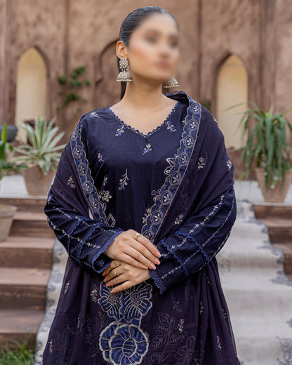 Fantak Ayra | Embroidered Doria Viscose | Design 1