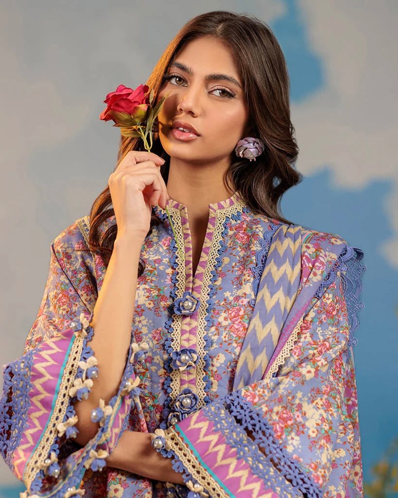 Bonanza Satrangi | Printed Lawn 3pc | Design 1