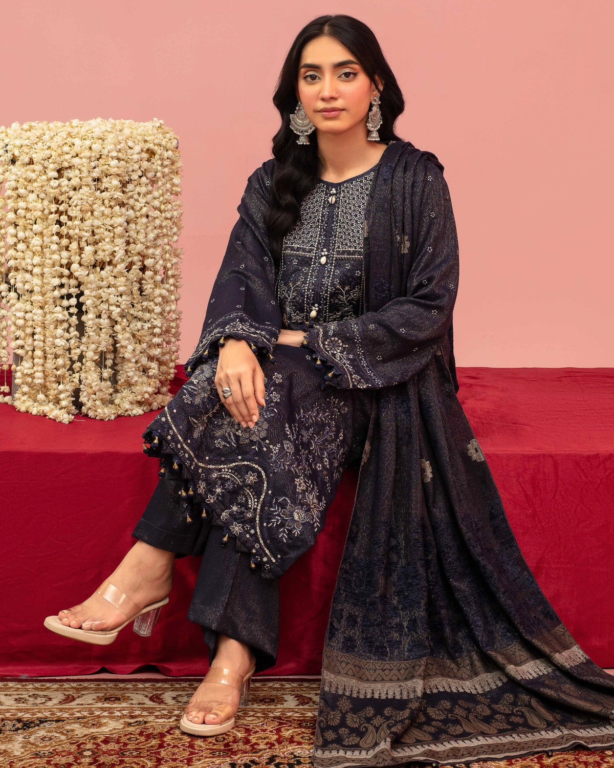 Gullerukh Dilkash | Embroidered Zari Wool | Design 1